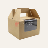 4 Cupcake Box, DIY Gift Box, Cookie Boxes, Biscuit Boxes | Pack of 10
