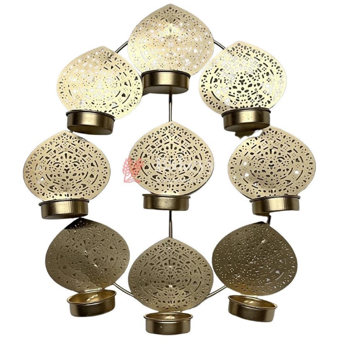 Creative Lamps Hanging Urli Bowl/Wall Hanging urli/uruli for Floating Diya Tea Light Holder | Pack of 1 - Bakeyy.com - India - Creative Lamps Hanging Urli Bowl/Wall Hanging urli/uruli for Floating Diya Tea Light Holder | Pack of 1 - Default Title