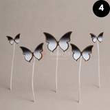 10 pcs butterfly Birthday Cake Topper| decoration Toppers| Bday Decorations Items | - Bakeyy.com - India - 10 pcs butterfly Birthday Cake Topper| decoration Toppers| Bday Decorations Items | - Color 4