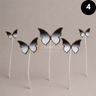 10 pcs butterfly Birthday Cake Topper| decoration Toppers| Bday Decorations Items | - Bakeyy.com - India - 10 pcs butterfly Birthday Cake Topper| decoration Toppers| Bday Decorations Items | - Color 4