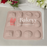 Silicone Mold for Chocolates, Non Stick, Dishwasher Safe, 4 shapes - Bakeyy.com - India - Silicone Mold for Chocolates, Non Stick, Dishwasher Safe, 4 shapes - Default Title