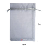 10x15cm | Organza Potli Bags | Grey Colour | Candy Bag | Pack of 99 - Bakeyy.com - India - 10x15cm | Organza Potli Bags | Grey Colour | Candy Bag | Pack of 99 - Default Title