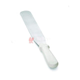 Industrial Quality Stainless Steel White Handle Heavy Flat Pallet Knife | 8, 10, 12 Inch | 3 sizes available - Bakeyy.com - India - Industrial Quality Stainless Steel White Handle Heavy Flat Pallet Knife | 8, 10, 12 Inch | 3 sizes available - 8 Inch