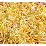 Yellow Color Vermicelli Sprinklers - Bakeyy.com - India - Yellow Color Vermicelli Sprinklers - 100 gm / Yellow