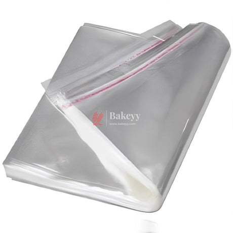 7x9 Inch | Cellophane Bags Transparent Self Sealing Envelope Crystal Bag | Pack of 100 - Bakeyy.com - India - 7x9 Inch | Cellophane Bags Transparent Self Sealing Envelope Crystal Bag | Pack of 100 - Default Title