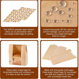 24x12x5 CM Paper Bread Bags | Sourdough Bread Bags | Full Window | Pack Of 50