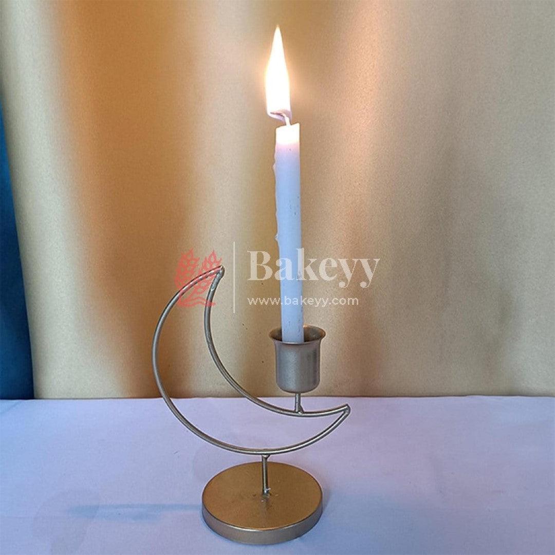 Decorative Candles Stand Perfect for Gifting | V - Day Decor - Bakeyy.com - India - Decorative Candles Stand Perfect for Gifting | V - Day Decor - Gold