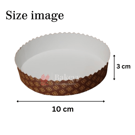 100g Bake and Serve Round Mould | Pack of 50| Paper Baking Mould | Plum Cake Mould - Bakeyy.com - India - 100g Bake and Serve Round Mould | Pack of 50| Paper Baking Mould | Plum Cake Mould - Maroon