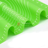 60x80 cm Silicone Baking Mat Non-Stick Fondant Rolling Mat Silicone Kneading - Bakeyy.com - India - 60x80 cm Silicone Baking Mat Non-Stick Fondant Rolling Mat Silicone Kneading - Green / 60x80 cm