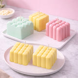 4 Cavity Geometric Cube & Bubble Silicone Chocolate Mould | Pack of 1