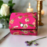 4 Inch Dark Pink Wooden Embroidery Bangle Box For Women| Jewellery Organiser Box| Bangle Organiser Box| 1 Piece - Bakeyy.com - India - 4 Inch Dark Pink Wooden Embroidery Bangle Box For Women| Jewellery Organiser Box| Bangle Organiser Box| 1 Piece - Default Title