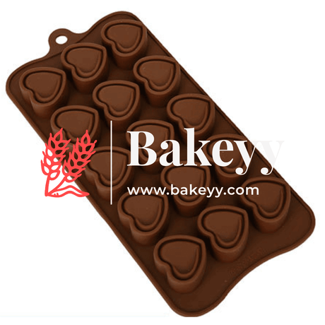 Heart Silicone Chocolate Mould | Chocolate Making and Shaping Mould | - Bakeyy.com - India - Heart Silicone Chocolate Mould | Chocolate Making and Shaping Mould | - Default Title