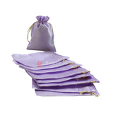 10x14 cm | Satin Potli Bags| Purple Colour | Elegant Drawstring Pouches| for Gifting and Storage|