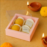 4 Cavity Chocolate Box | Multiple Colors Available | Cavity Box | Pack of 50