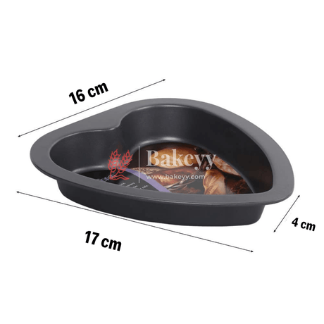 Heart-Shaped Non-Stick Cake Pan || Premium Baking Tin for Special Occasions || - Bakeyy.com - India - Heart-Shaped Non-Stick Cake Pan || Premium Baking Tin for Special Occasions || - Default Title