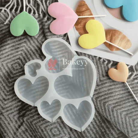 Heart Shape Silicone Chocolate Mould - Bakeyy.com - India - Heart Shape Silicone Chocolate Mould - Default Title