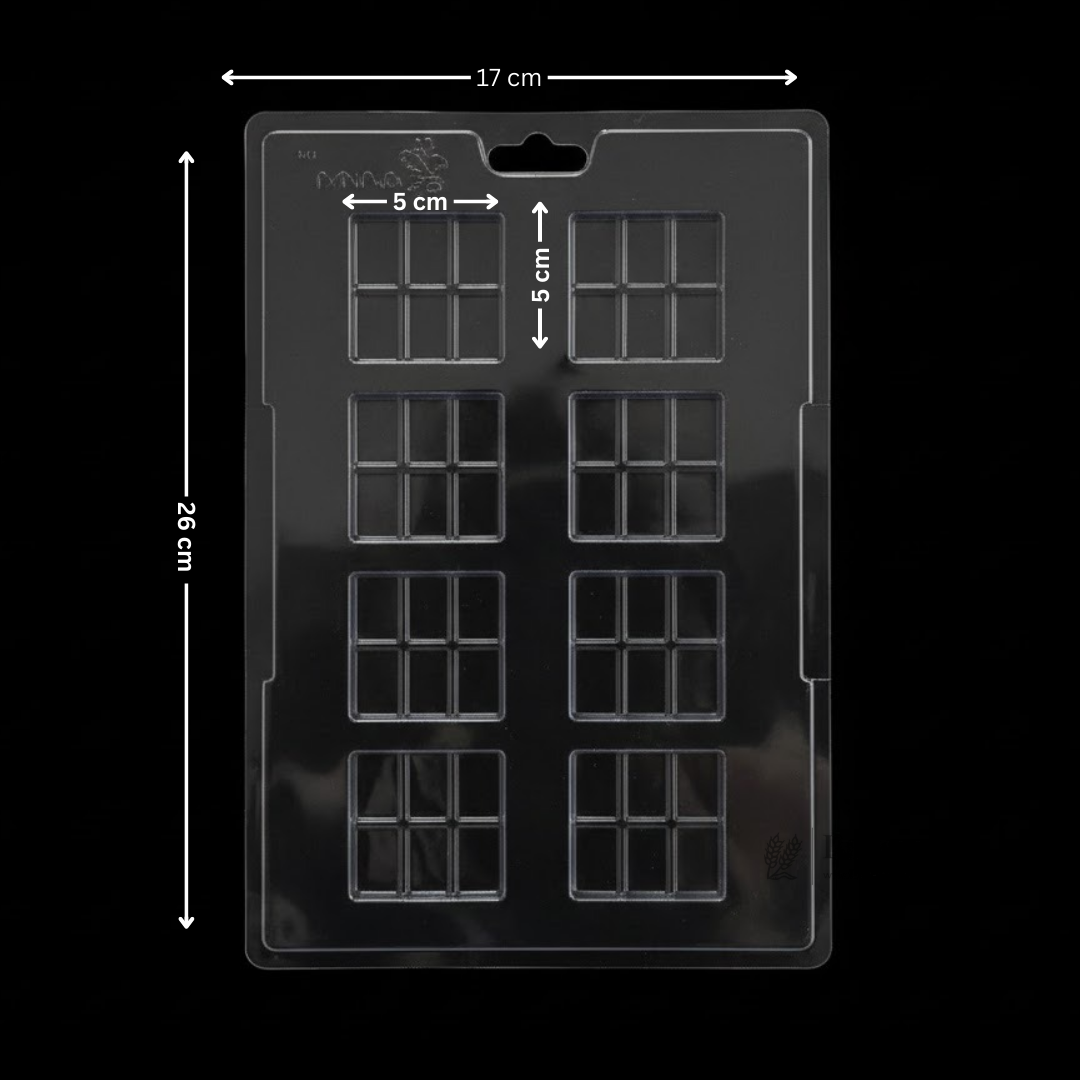 Mould 478 | Mini Chocolate Bar Mould | Baking Accessories | Party Favor Mould | Pack of 1