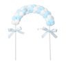 7 inch | Pom Pom Cake Topper Arch for Birthday & Baby Shower | Pastel Cake Decoration |  Pack of 1