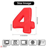 Silicone Number 4 Cake Mold – Non-Stick, Heat Resistant, Multipurpose Baking MouldSilicone Number 4 Cake Mold – Non-Stick, Heat Resistant, Multipurpose Baking Mould (Pack Of 1)