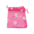 10x14 CM | Floral Organza Potli Bags | Pack of 100 | Pink Color | Candy Bag - Bakeyy.com - India - 10x14 CM | Floral Organza Potli Bags | Pack of 100 | Pink Color | Candy Bag - Default Title