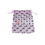 10x14 CM | Polka Dots Organza Potli Bags | Pack of 100 | Light Pink Color | Candy Bag - Bakeyy.com - India - 10x14 CM | Polka Dots Organza Potli Bags | Pack of 100 | Light Pink Color | Candy Bag - Default Title