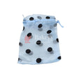 10x14 CM | Polka Dots Organza Potli Bags | Pack of 100 | Sky Blue Color | Candy Bag - Bakeyy.com - India - 10x14 CM | Polka Dots Organza Potli Bags | Pack of 100 | Sky Blue Color | Candy Bag - Default Title