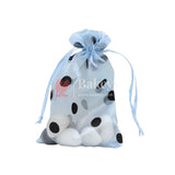 10x14 CM | Polka Dots Organza Potli Bags | Pack of 100 | Sky Blue Color | Candy Bag - Bakeyy.com - India - 10x14 CM | Polka Dots Organza Potli Bags | Pack of 100 | Sky Blue Color | Candy Bag - Default Title