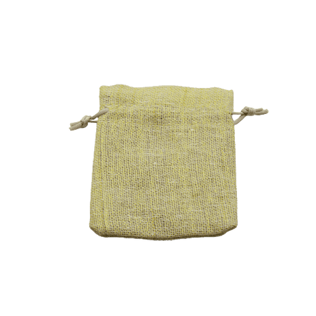10x14 CM | Yellow Jute Potli Bag | Gift Return Gifts Bags | Drawstring Bags - Bakeyy.com - India - 10x14 CM | Yellow Jute Potli Bag | Gift Return Gifts Bags | Drawstring Bags - Pack Of 10 / 4x6 Inch / Yellow