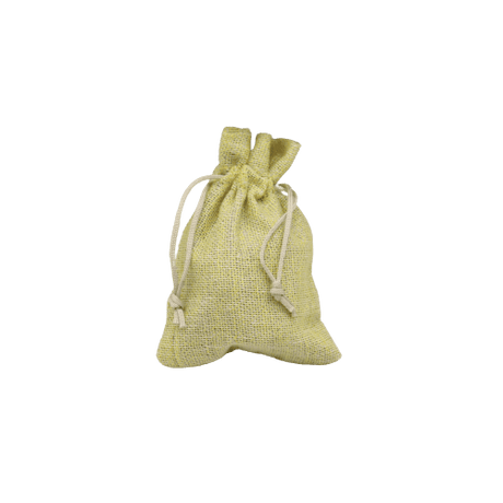 10x14 CM | Yellow Jute Potli Bag | Gift Return Gifts Bags | Drawstring Bags - Bakeyy.com - India - 10x14 CM | Yellow Jute Potli Bag | Gift Return Gifts Bags | Drawstring Bags - Pack Of 10 / 4x6 Inch / Yellow