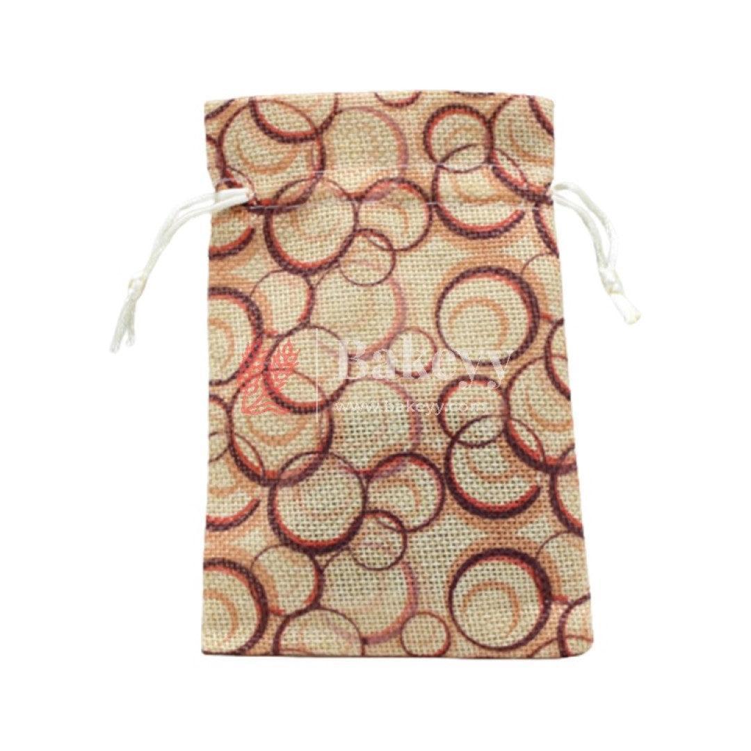 10x14 CM | Orginal Printed | Printed Potli Jute Bag | Gift Return Gifts Bags | Drawstring Bags | Pack Of 10 - Bakeyy.com - India - 10x14 CM | Orginal Printed | Printed Potli Jute Bag | Gift Return Gifts Bags | Drawstring Bags | Pack Of 10 - Default Title