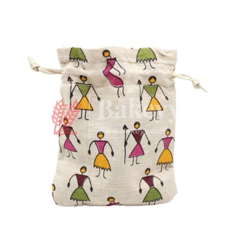 10x14 CM | Orginal Printed | Printed Potli Jute Bag | Gift Return Gifts Bags | Drawstring Bags | Pack Of 10 - Bakeyy.com - India - 10x14 CM | Orginal Printed | Printed Potli Jute Bag | Gift Return Gifts Bags | Drawstring Bags | Pack Of 10 - Default Title