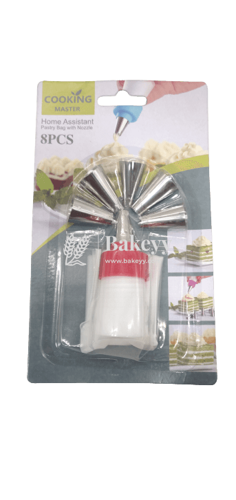 5 Pcs Stainless Steel Icing Nozzle Tips | - Bakeyy.com - India - 5 Pcs Stainless Steel Icing Nozzle Tips | - Default Title