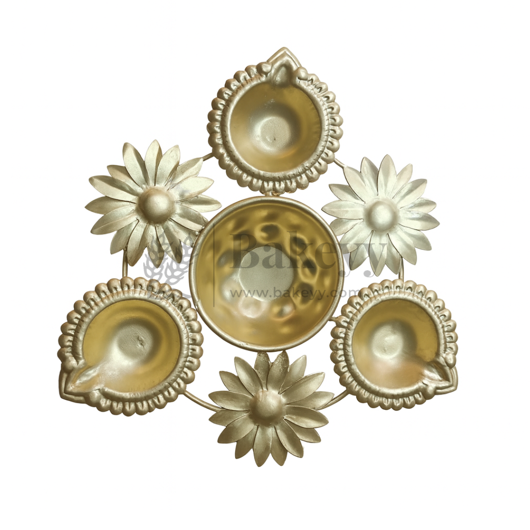 Flower Design Decorative Urli | 1 Piece