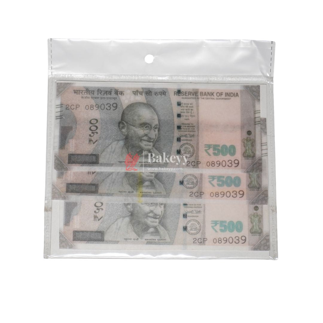 Pre-Cut | Edible Wafer | 500 Note Theme