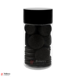 63mm-500ml Airtight Cookie Jar – Clear Plastic Storage Container with Black Lid | Ideal for Cookies, Nuts & Snacks | Pack Of 10