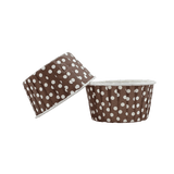 5039 Polka Dot Brown Muffin Cup | Curl Edge | Cupcake Liner |Large | Pack of 100 - Bakeyy.com - India - 5039 Polka Dot Brown Muffin Cup | Curl Edge | Cupcake Liner |Large | Pack of 100 - Default Title