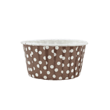 5039 Polka Dot Brown Muffin Cup | Curl Edge | Cupcake Liner |Large | Pack of 100 - Bakeyy.com - India - 5039 Polka Dot Brown Muffin Cup | Curl Edge | Cupcake Liner |Large | Pack of 100 - Default Title