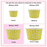 5039 Plain Blue Muffin Cup | Curl Edge | Cupcake Liner | Large | Pack Of 100