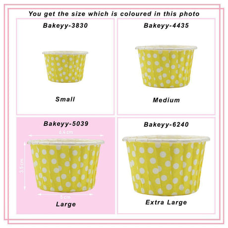 5cm | Decorative Muffin Cup | Curl Edge | Cupcake Liner | Pack of 100 - Bakeyy.com - India - {{ variant.name }}