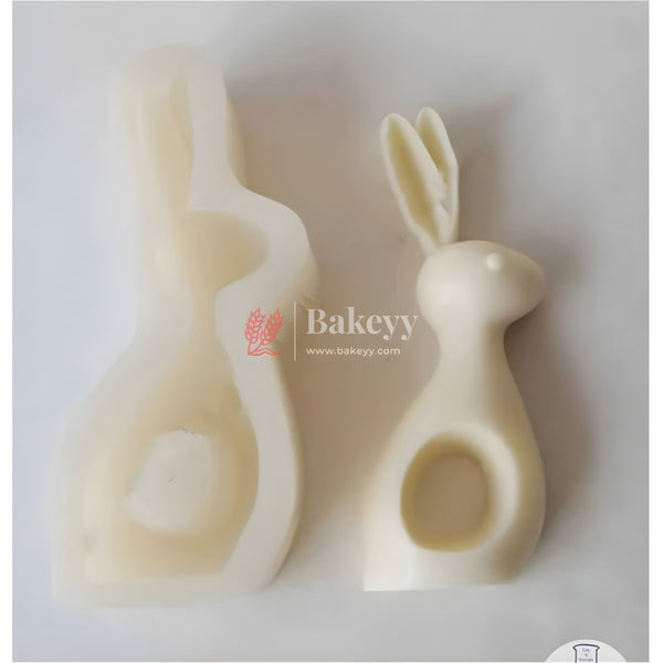 Right face Rabbit Shape Silicon Candle Moulds