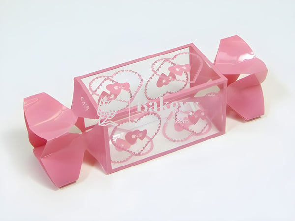 PVC Chocolate Box | Gift Box | Goodie Box | Kareena F - 190 | Pack Of 10