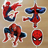 6pcs Spiderman theme Birthday Cake Topper| Cupcake Toppers| Bday Decorations Items - Bakeyy.com - India - 6pcs Spiderman theme Birthday Cake Topper| Cupcake Toppers| Bday Decorations Items - Default Title