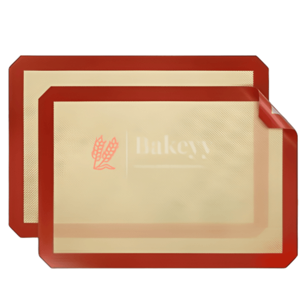 Silicone Baking Mat, Convenient Nonstick Baking Mat, Silicone Baking Sheet for Cookies, Candy, Bread and Pastry, Reusable Baking Sheet Liners, Pastry Mat (Pack of 1) - Bakeyy.com