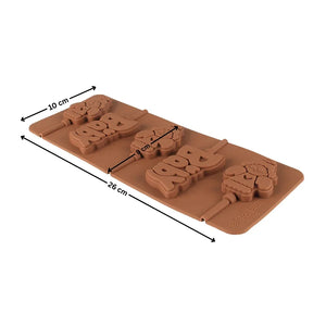 5CavityBabyLollipopSiliconeChocolateMould_1 - Bakeyy.com