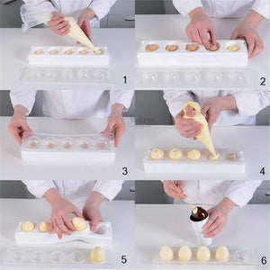 5CavitySiliconeSphereDomeMouldSetChocolateBomb_Mousse_DessertDomeMouldFlexibleFoodGradeSilicone_4 - Bakeyy.com