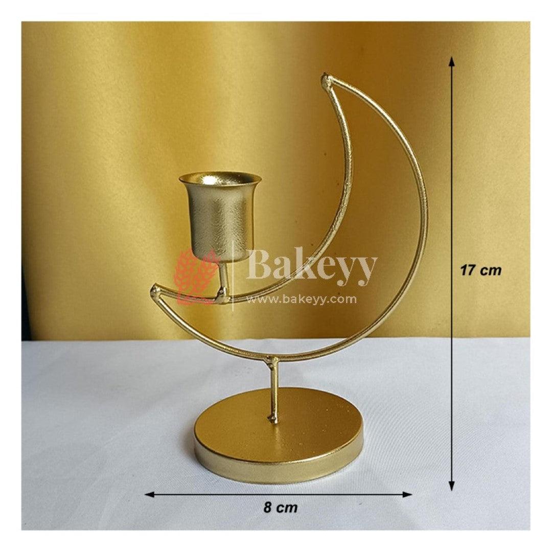 Decorative Candles Stand Perfect for Gifting | V - Day Decor - Bakeyy.com - India - Decorative Candles Stand Perfect for Gifting | V - Day Decor - Gold