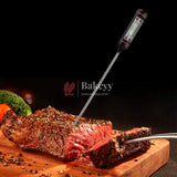 Black Food Thermometer, Digital Cooking Round Instant Read Meat Kitchen Thermometer With Pen | TP 1 - Bakeyy.com - India - Black Food Thermometer, Digital Cooking Round Instant Read Meat Kitchen Thermometer With Pen | TP 1 - Default Title