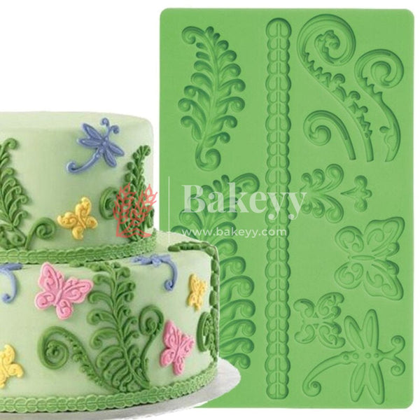 3D Silicone Butterfly and plant Shaped Baking Mould Fondant Cake Tool Chocolate Candy Cookies Pastry Soap Moulds - Bakeyy.com