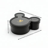 Mickey-Shaped Premium Gift Box with Transparent Lid l Pack of 1 - Bakeyy.com - India - Mickey-Shaped Premium Gift Box with Transparent Lid l Pack of 1 - Black 599.00