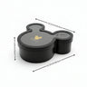 Mickey-Shaped Premium Gift Box with Transparent Lid l Pack of 1 - Bakeyy.com - India - Mickey-Shaped Premium Gift Box with Transparent Lid l Pack of 1 - Black 599.00
